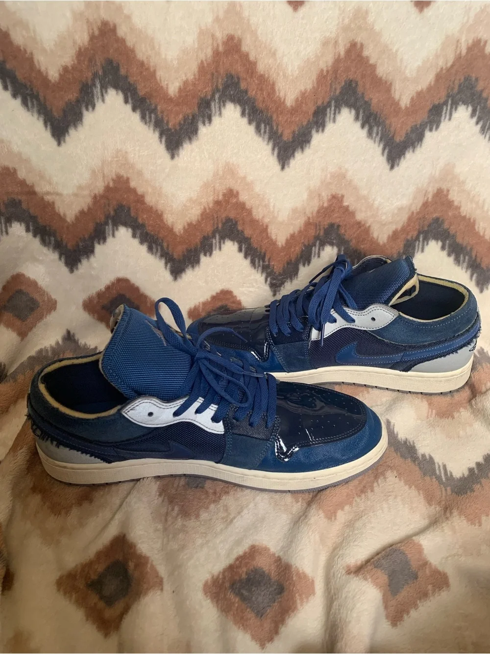 Jordan 1 Low SE Craft Inside Out Men's Size 12 Obsidian Blue Style DR8867-400